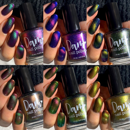 Into the Multiverse - Set of 6 Multichrome Magnetic Nail Polishes
