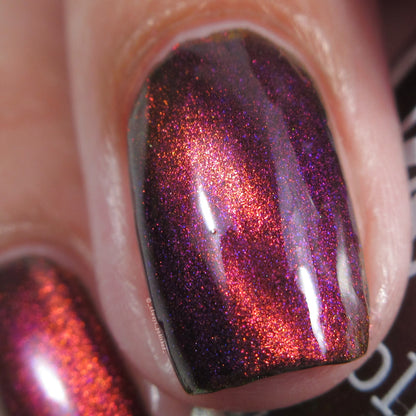 BLOODY MARY x3 - Black Nail Polish - Magnetic Nail Polish - Shimmer Nail Polish - Ghostly Collection - Halloween 2025 - Dam Nail Polish