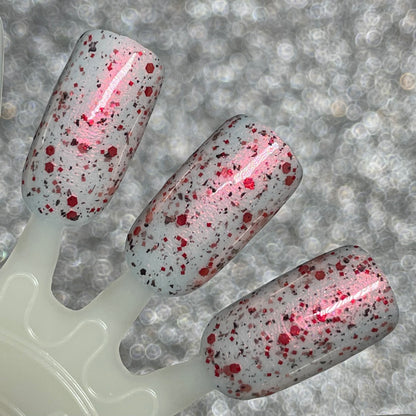 Haunted Hurricane - White Nail Polish - Crelly Nail Polish - Ghostly Collection - Halloween 2025