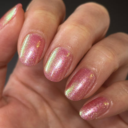 COMING SOON 2/13 NOON ET: Strawberry Lemonade - Pink Shimmer Nail Polish - Alex's Lemonade Stand Charity Polish - Dam Nail Polish