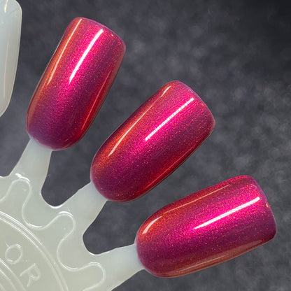 Roselle - Red Nail Polish - Shimmer Nail Polish