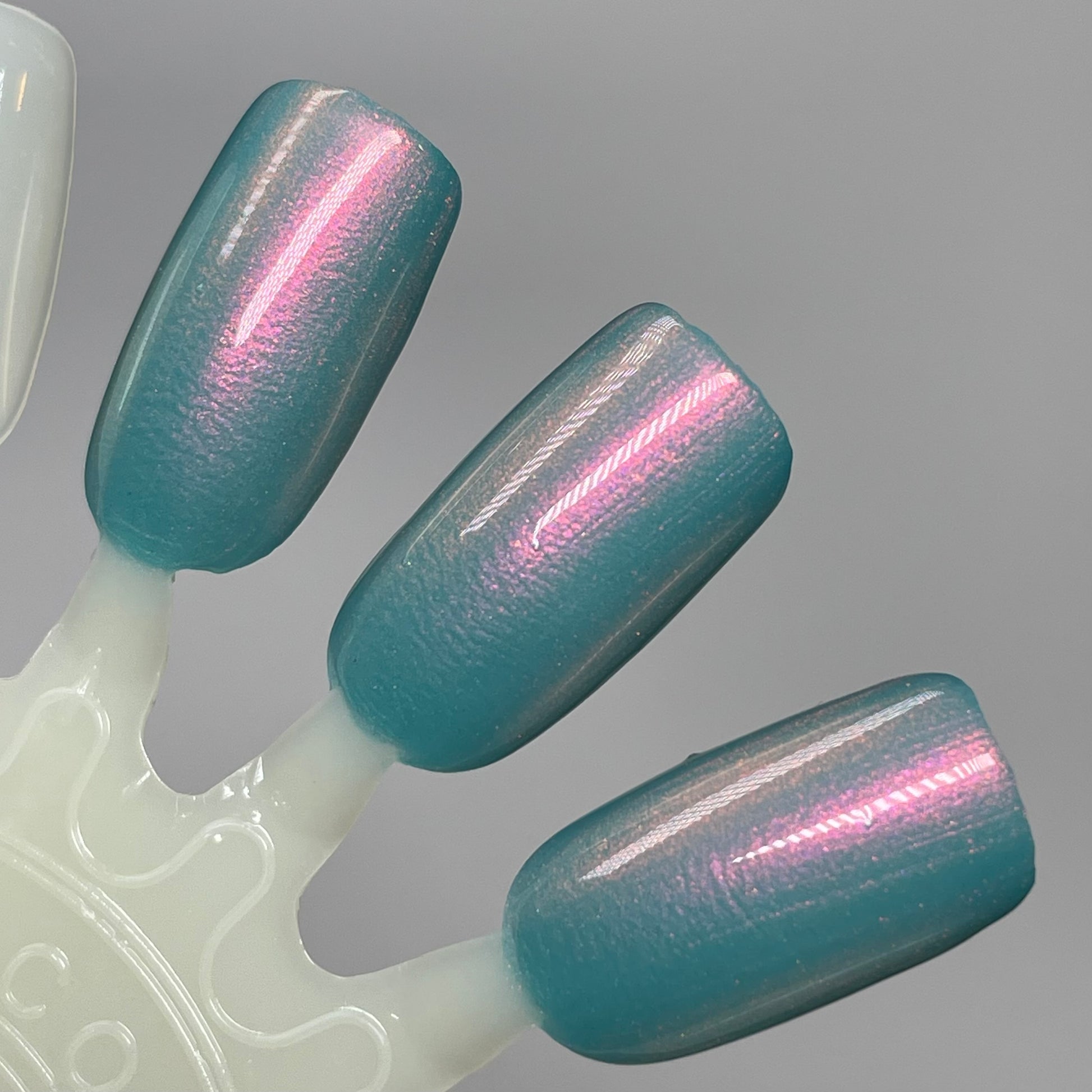 Hidden Garden Spring  - Teal Nail Polish - Shimmer Nail Polish - The Secret Fairy Garden - Dam Nail Polish