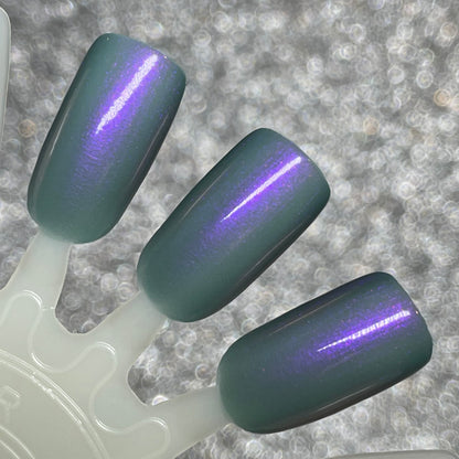 Don’t Be Ghoulish - Gray Nail Polish - Shimmer Nail Polish - Ghostly Collection - Halloween 2025
