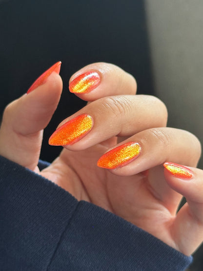 Creep - Orange Shimmer Nail Polish - Bonus Track Collection