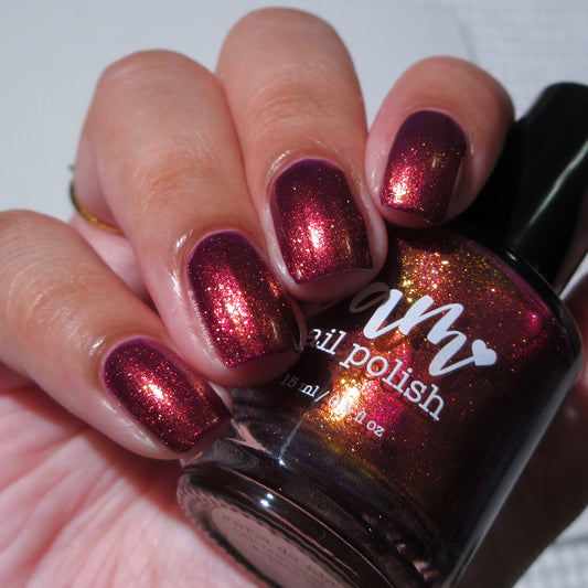 Feria de Abril - Purple Nail Polish - Shimmer Nail Polish - Celebraciones en España Trio