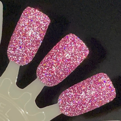 Love at First Bite - Purple Nail Polish - Reflective Glitter Nail Polish - Bitten Collection - Dam Nail Polish