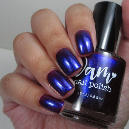 COMING SOON 10/9: Roses Are Red, Love Songs Are Blue - Red Nail Polish - Shimmer Nail Polish - Red Polish Society Facebook Group Exclusive 2026