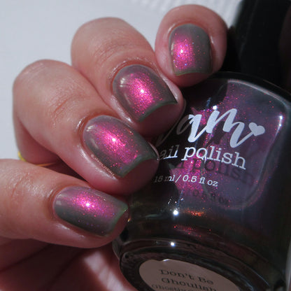 Don’t Be Ghoulish - Gray Nail Polish - Shimmer Nail Polish - Ghostly Collection - Halloween 2025 - Dam Nail Polish