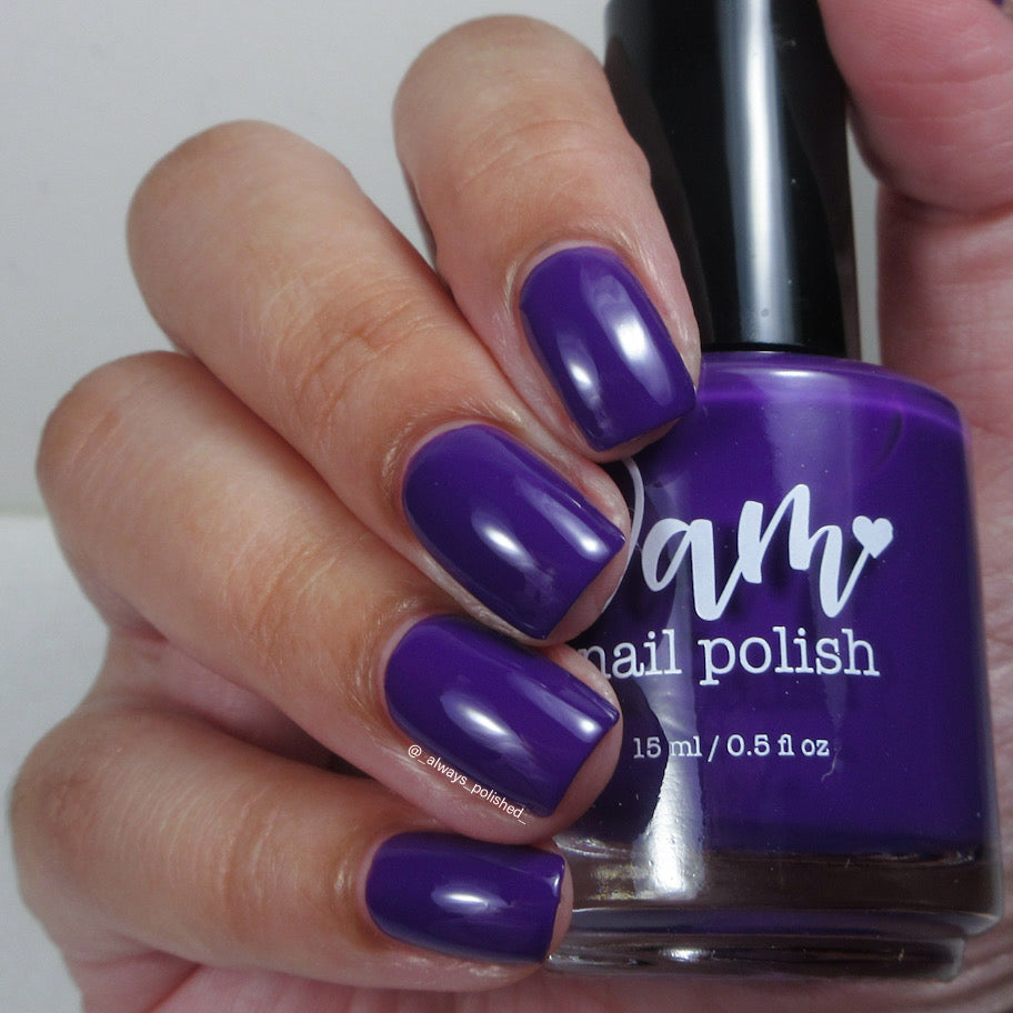 COMING SOON 10/9: Nightly Violet - Purple Nail Polish - Cream Nail Polish - Creme Connection Facebook Group Exclusive 2026