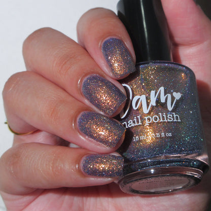 I'm Made of Magic, MFer - Purple Nail Polish - Reflective Nail Polish - October 2025 POTM - Dam Nail Polish