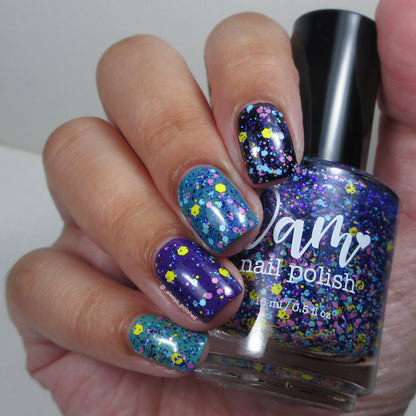 COMING SOON 10/9: Wish Upon a Moon - Blue Nail Polish - Topper Nail Polish - Keep Your Toppers On Facebook Group Exclusive 2026