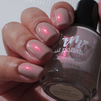 They Ghosted Me! - Taupe Nail Polish - Shimmer Nail Polish - Ghostly Collection - Halloween 2025 - Dam Nail Polish
