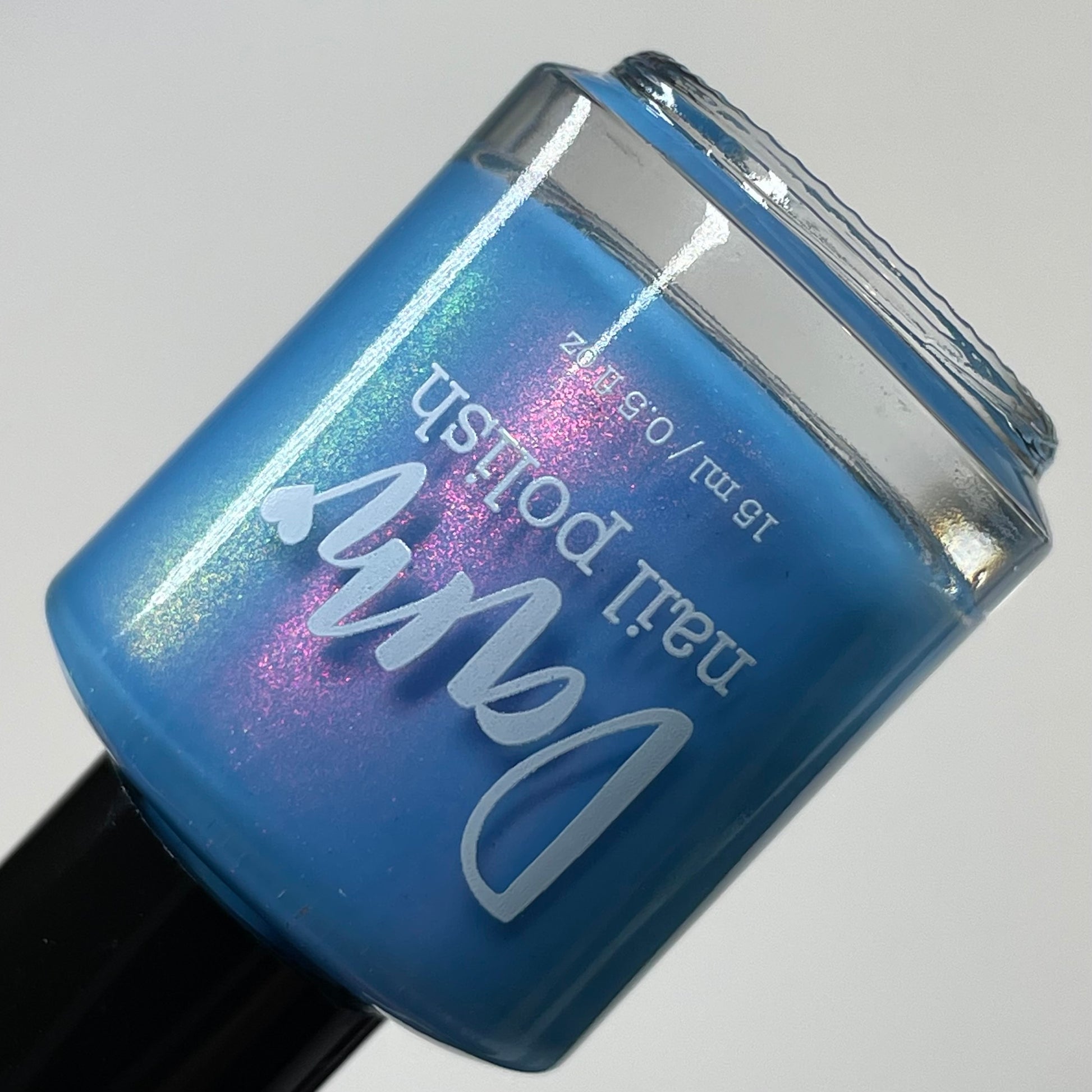 Pro Choice AF - Blue Nail Polish - Shimmer Nail Polish - Abortion Funds Charity Polish - Dam Nail Polish