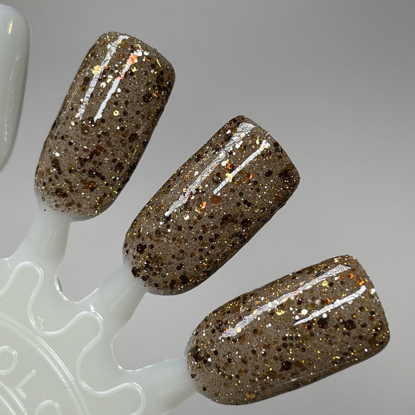 Stubborn AF - Gold Nail Polish - Reflective Nail Polish - Midwest Shiba Inu Rescue Charity Polish