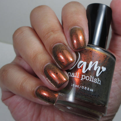 COMING SOON 10/9: Boo-kworm - Gray Nail Polish - Shimmer Nail Polish - Crelly Nail Polish - Falloween Polish Lovers Facebook Group Exclusive 2026