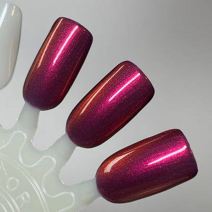 Roselle - Red Nail Polish - Shimmer Nail Polish