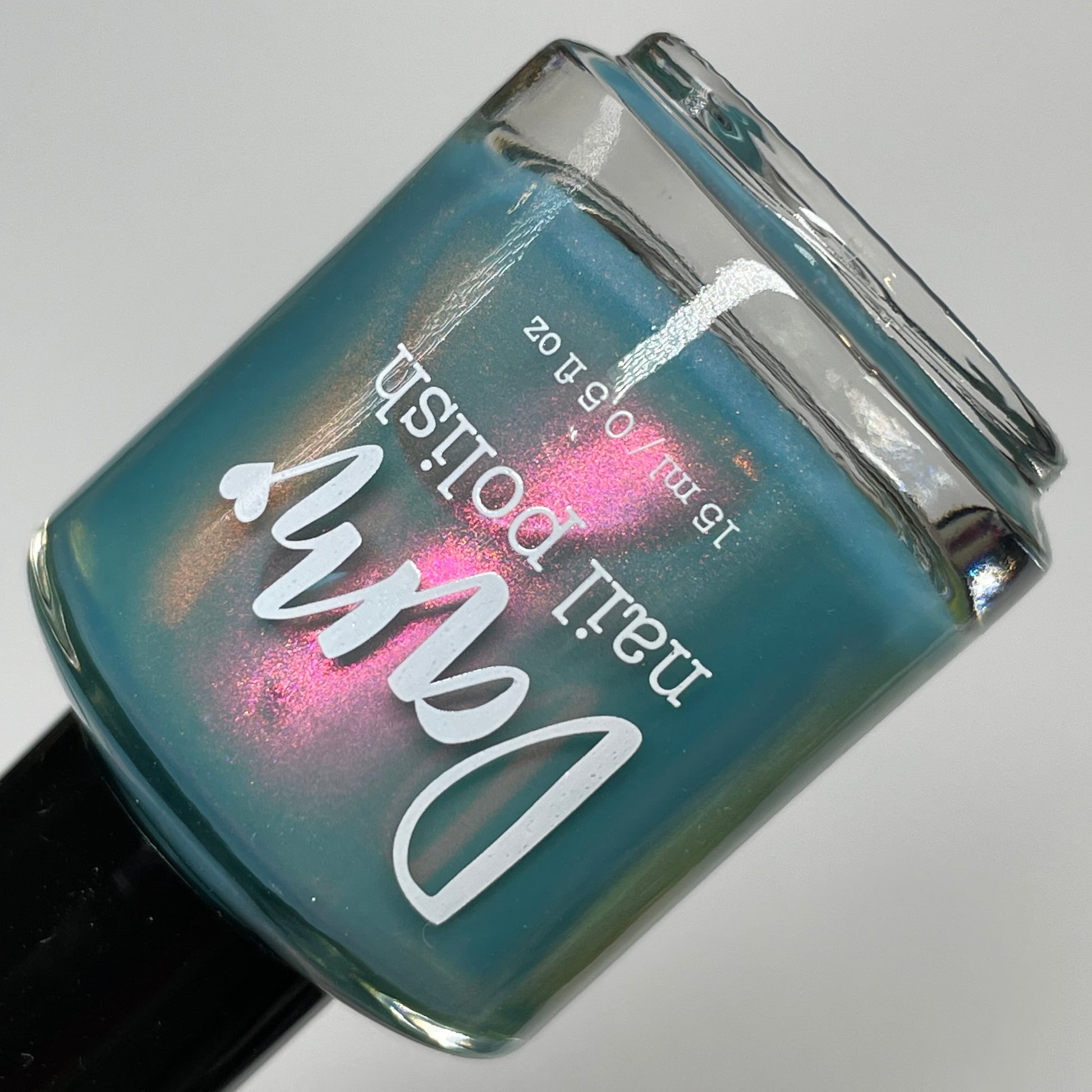 Hidden Garden Spring  - Teal Nail Polish - Shimmer Nail Polish - The Secret Fairy Garden - Dam Nail Polish