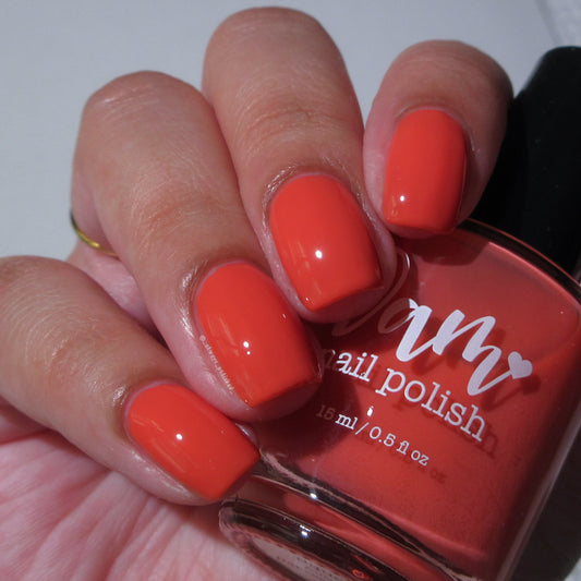 Sass Squash - Orange Nail Polish - Cream Nail Polish - Fall Nail Polish - Autumn Harvest Creams