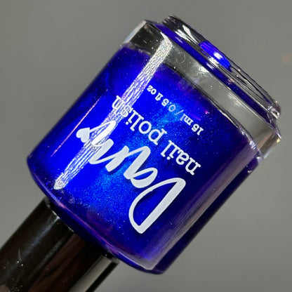 It's Electric - Purple Nail Polish - Blue Nail Polish - Shimmer Nail Polish - Polish of the Month - July 2024