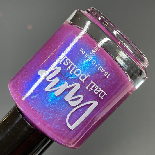 Tokyo Remix - Pink Purple Shimmer Nail Polish - Remix Series - Dam Nail Polish