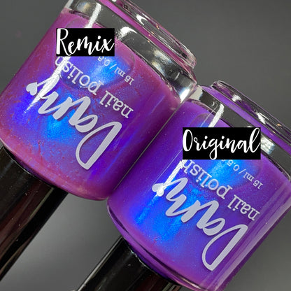 Tokyo Remix - Pink Purple Shimmer Nail Polish - Remix Series