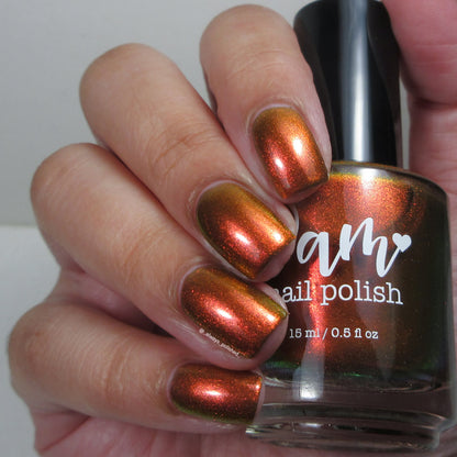 COMING SOON 10/9: Little Firefox - Brown Nail Polish - Shimmer Nail Polish - Pawsitively Polished Facebook Group Exclusive 2026