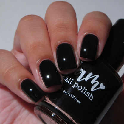 COMING SOON 10/9: Tolopea - Black Nail Polish - Cream Nail Polish - Creme Connection Facebook Group Exclusive 2026