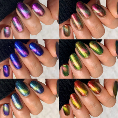 Into the Multiverse - Set of 6 Multichrome Magnetic Nail Polishes