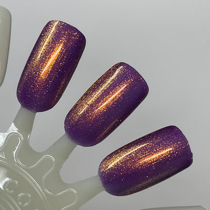 La Tomatina Remix - Purple Shimmer Nail Polish - Remix Series