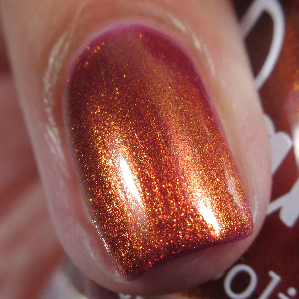 Year of the Horse - Purple Shimmer Nail Polish - Lunar New Year 2026 - Dam Nail Polish