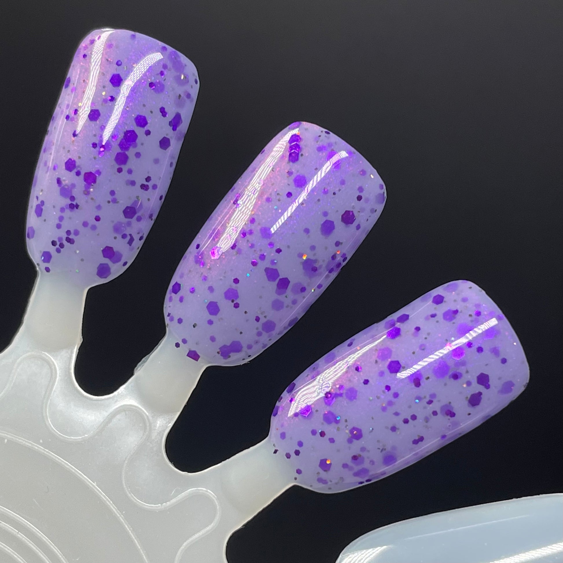 Taro Tea Wannabe - Light Purple Crelly - Glitter Nail Polish - Shimmer Nail Polish - Sweet Sips Collection - Dam Nail Polish