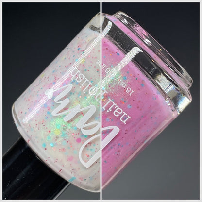 Sundae is My Favorite Day - White Nail Polish - Solar Nail Polish - Crelly Nail Polish