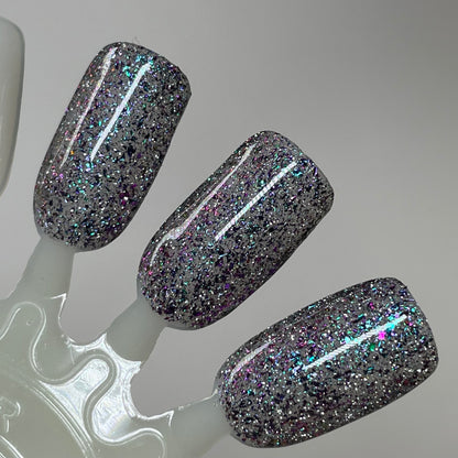 I'll Be Home For.. Ever - Purple Nail Polish - Reflective Nail Polish - Flakies Nail Polish - Home Sweet Home Series - Dam Nail Polish