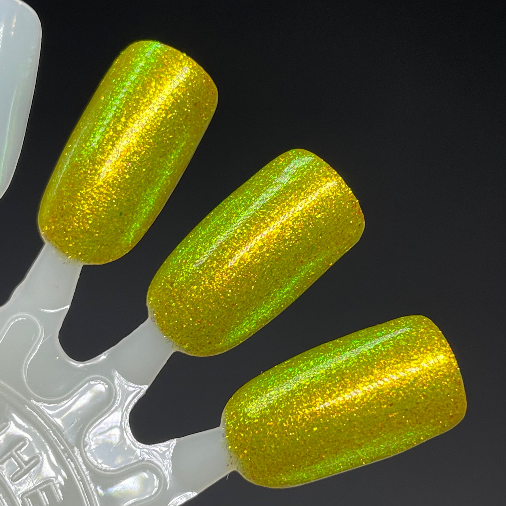 Just Mossing Around - Yellow Nail Polish - Shimmer Nail Polish - The Secret Fairy Garden - Dam Nail Polish