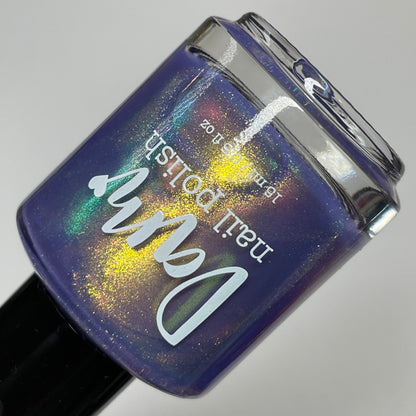 A Fairy Good Time - Purple Nail Polish - Shimmer Nail Polish - The Secret Fairy Garden - Dam Nail Polish