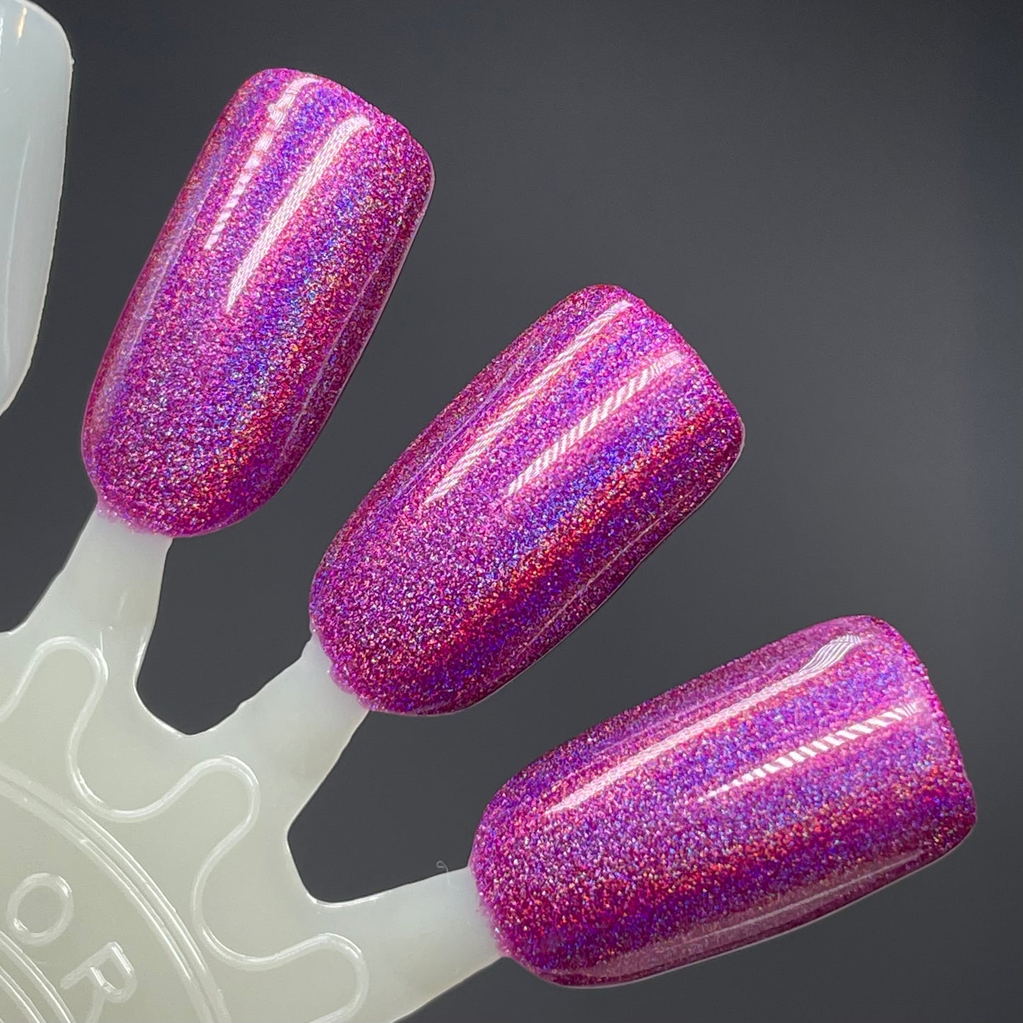 Wish Upon a Firefly - Purple Nail Polish - Linear Holographic Nail Polish - The Secret Fairy Garden - Dam Nail Polish