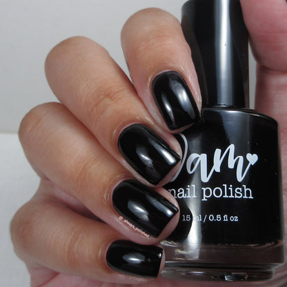 COMING SOON 10/9: Tolopea - Black Nail Polish - Cream Nail Polish - Creme Connection Facebook Group Exclusive 2026