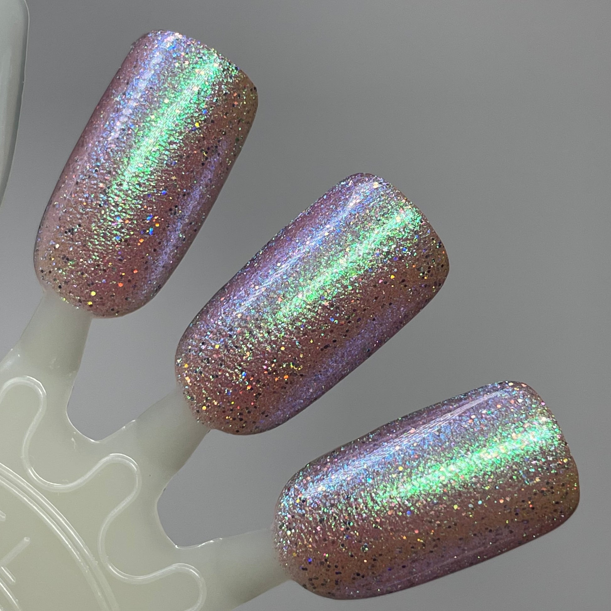 A Dash of Pixie Dust - Pink Nail Polish - Shimmer Nail Polish - Holographic Nail Polish - The Secret Fairy Garden - Dam Nail Polish