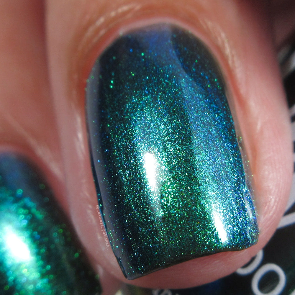 I Call Boo-sh*t - Black Nail Polish - Shimmer Nail Polish - Ghostly Collection - Halloween 2025 - Dam Nail Polish