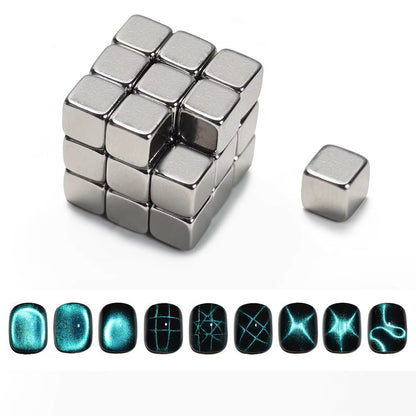 Rubiks Cube Nail Art Magnet - Dam Nail Polish