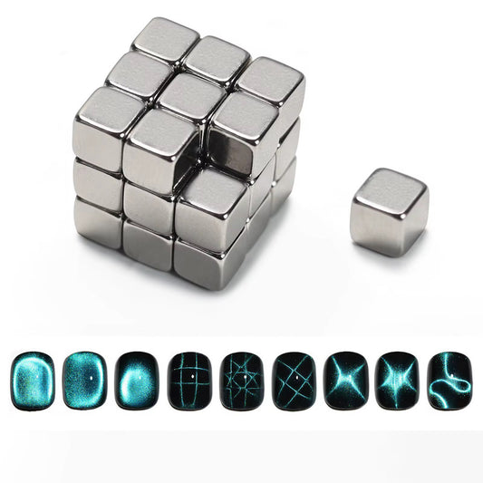 Rubiks Cube Nail Art Magnet - Dam Nail Polish