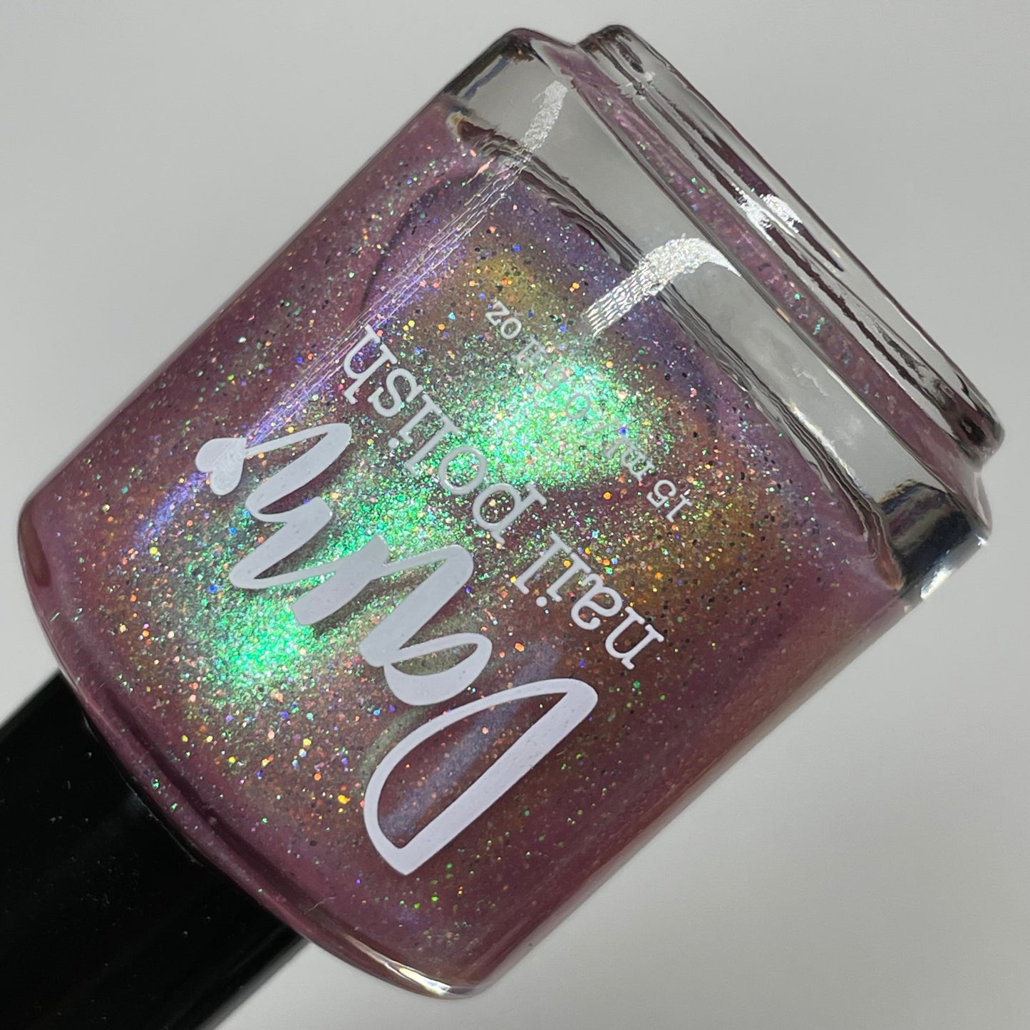 A Dash of Pixie Dust - Pink Nail Polish - Shimmer Nail Polish - Holographic Nail Polish - The Secret Fairy Garden - Dam Nail Polish