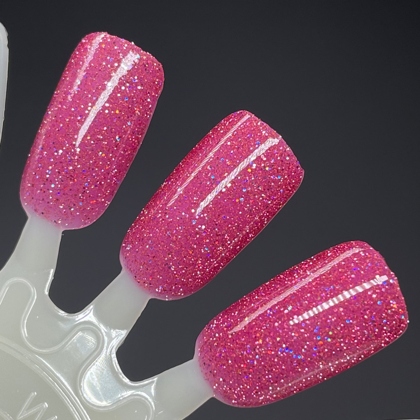Strawberry Compote - Pink Nail Polish - Reflective Glitter Nail Polish - Jams & Jellies Collection - Dam Nail Polish