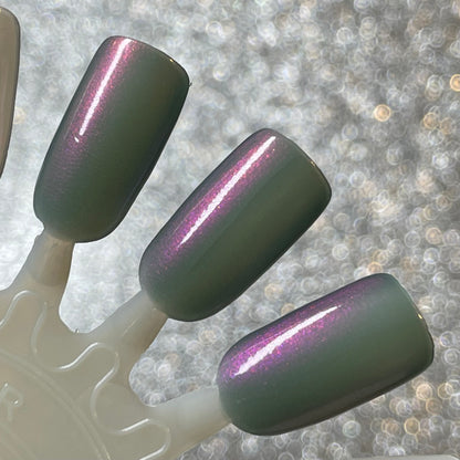 Don’t Be Ghoulish - Gray Nail Polish - Shimmer Nail Polish - Ghostly Collection - Halloween 2025