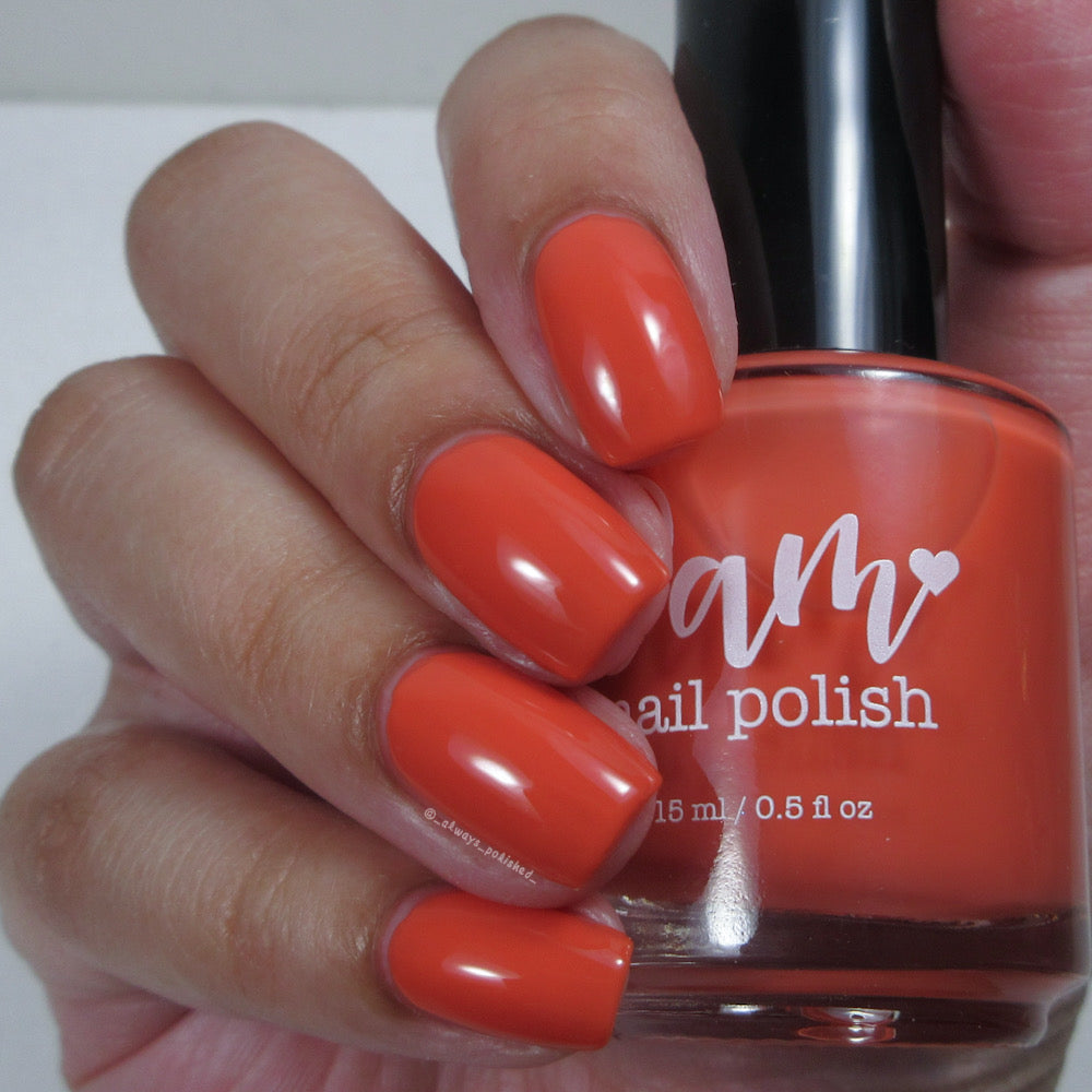 Sass Squash - Orange Nail Polish - Cream Nail Polish - Fall Nail Polish - Autumn Harvest Creams - Dam Nail Polish