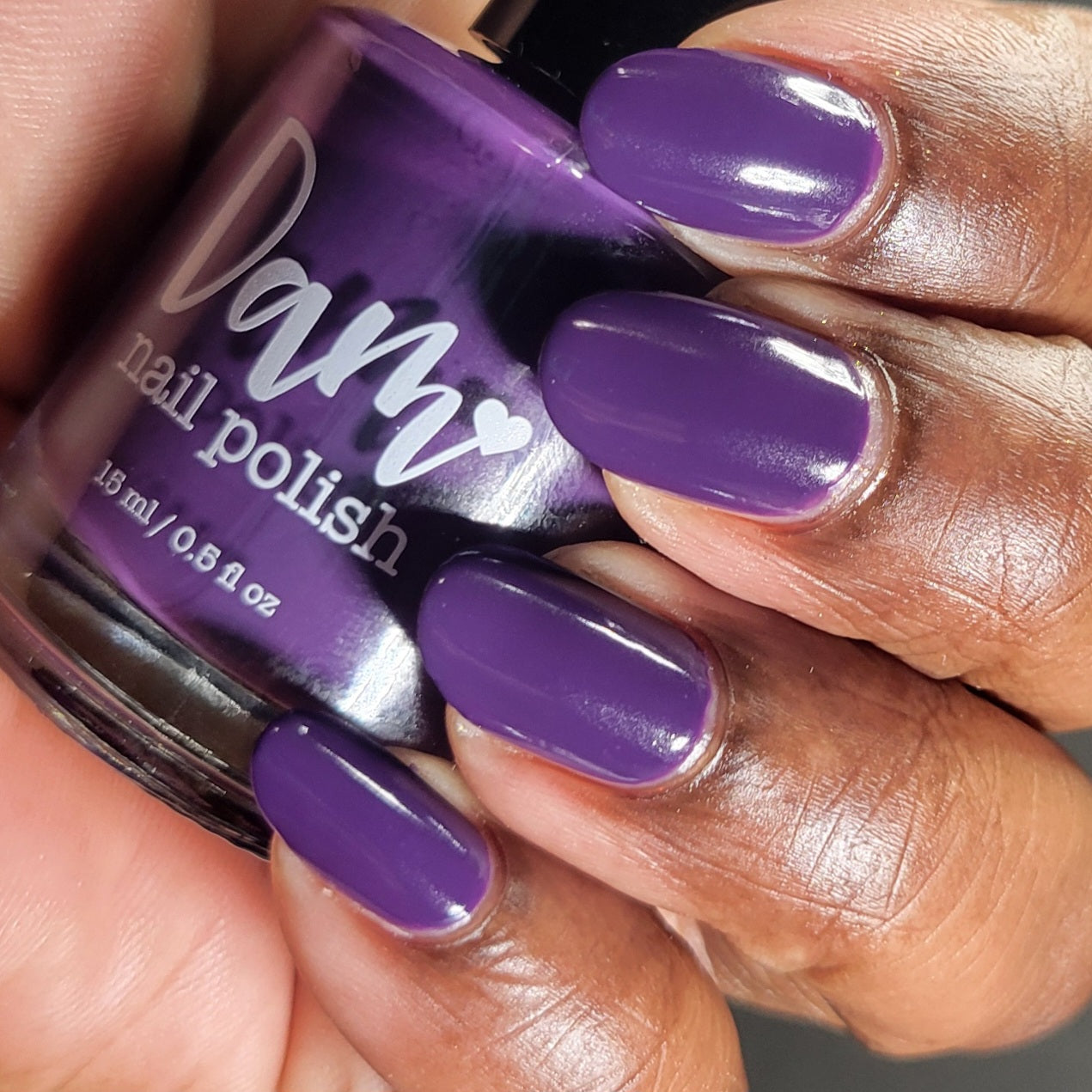 Big Eggplant Energy - Purple Nail Polish - Cream Nail Polish - Fall Nail Polish - Autumn Harvest Creams - Dam Nail Polish