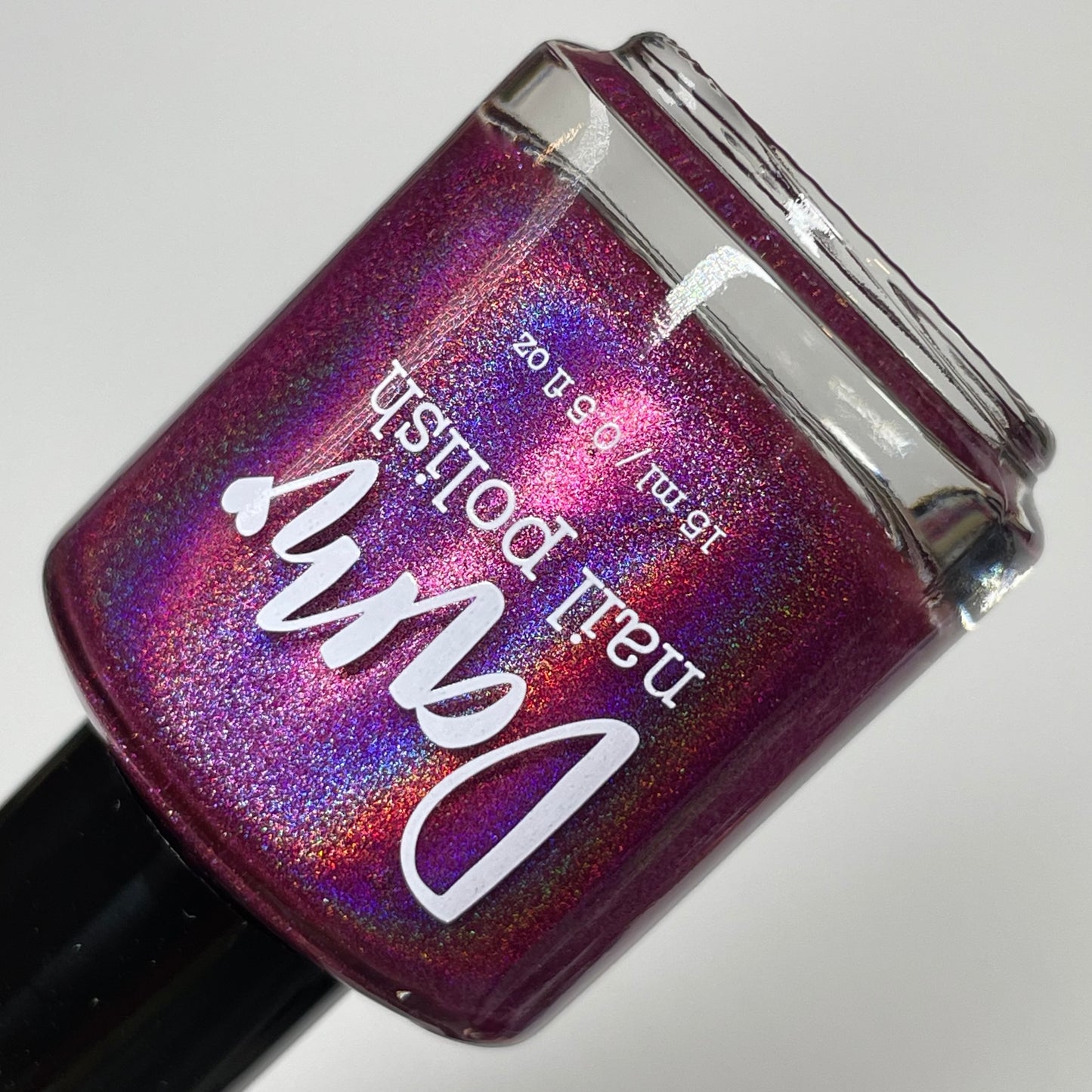 Wish Upon a Firefly - Purple Nail Polish - Linear Holographic Nail Polish - The Secret Fairy Garden - Dam Nail Polish