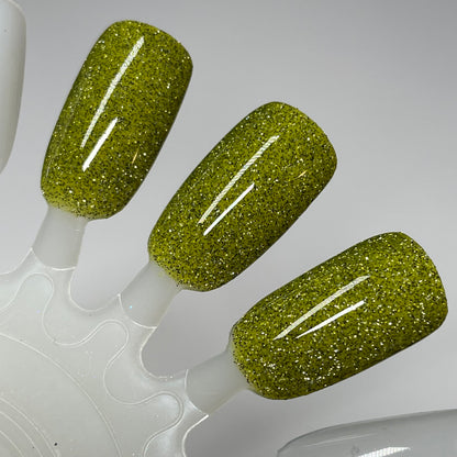 Big Glowing Dill - Pickle Green Glow in the Dark Nail Polish - Dam Nail Polish