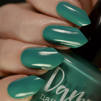 COMING SOON 10/9: Celestial Green - Green Nail Polish - Cream Nail Polish - Creme Connection Facebook Group Exclusive 2026