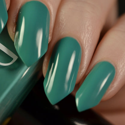 COMING SOON 10/9: Celestial Green - Green Nail Polish - Cream Nail Polish - Creme Connection Facebook Group Exclusive 2026